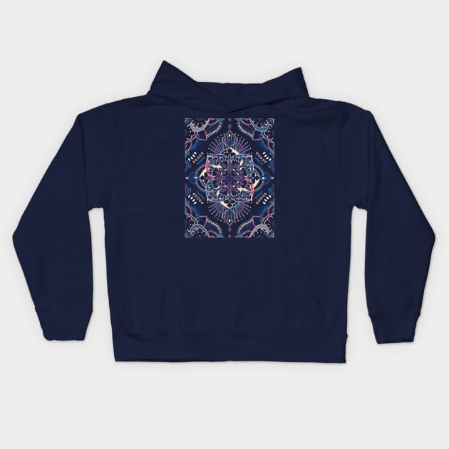 Midnight Circus Kids Hoodie by micklyn